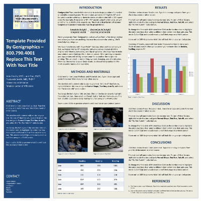 template for poster presentation free download